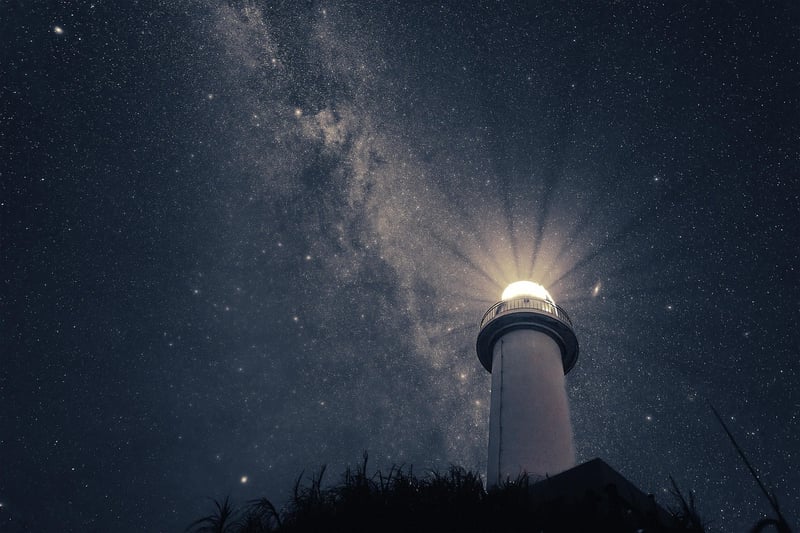 Milky Way over Santorini